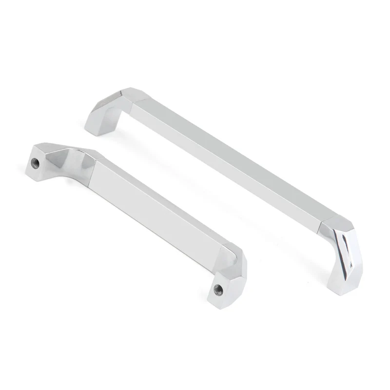 Серебристые хромированные ручки WV ручка для дверей шкафа дверного дверной шкаф