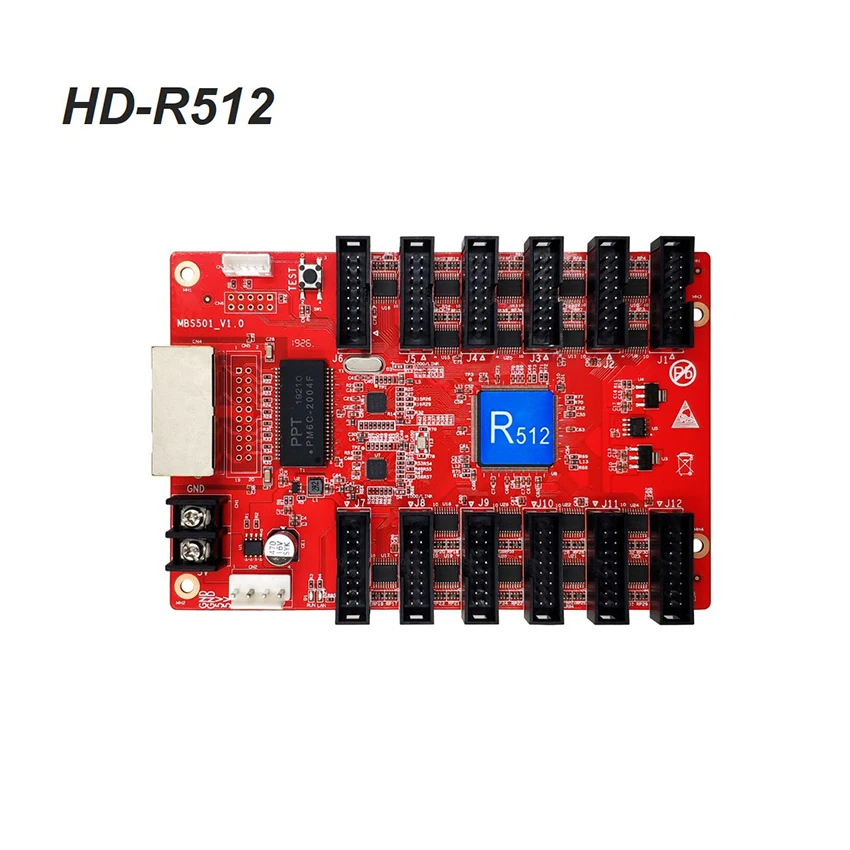Интерфейс передачи данных HUB75 полноцветный RGB led дисплей приемная карта 256x256