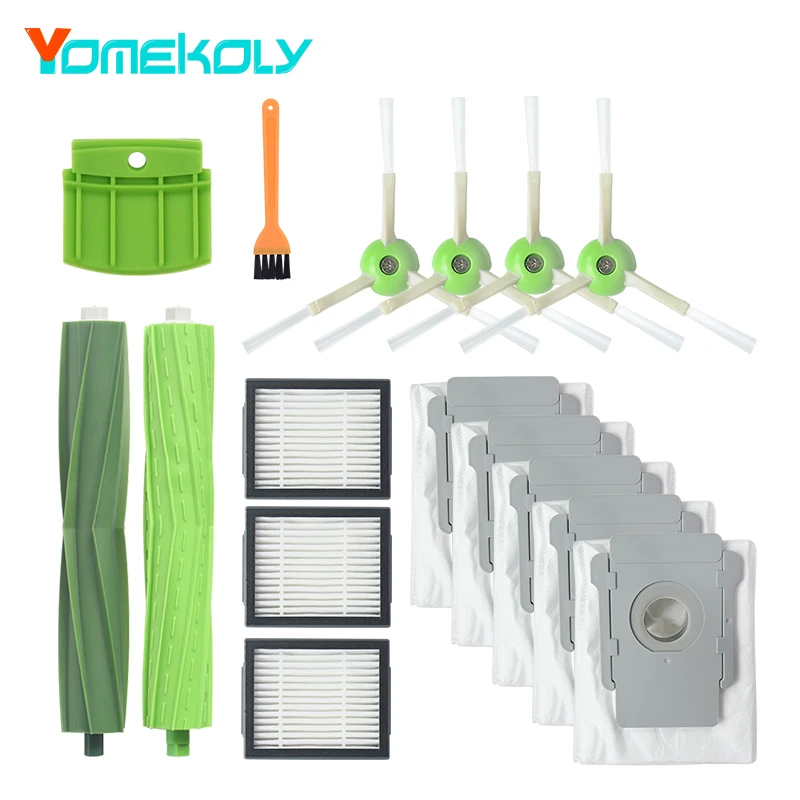 

for IRobot I7 E5 E6 S9 S9+ I Series Robot Vacuum Cleaner Main Brush Side Brush HEPA Filter Dust Bag Replacement Accessories Part