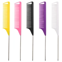2021 highlighting hair detangling comb abs weaving highlighting foiling hair comb edge brushes hair brush women