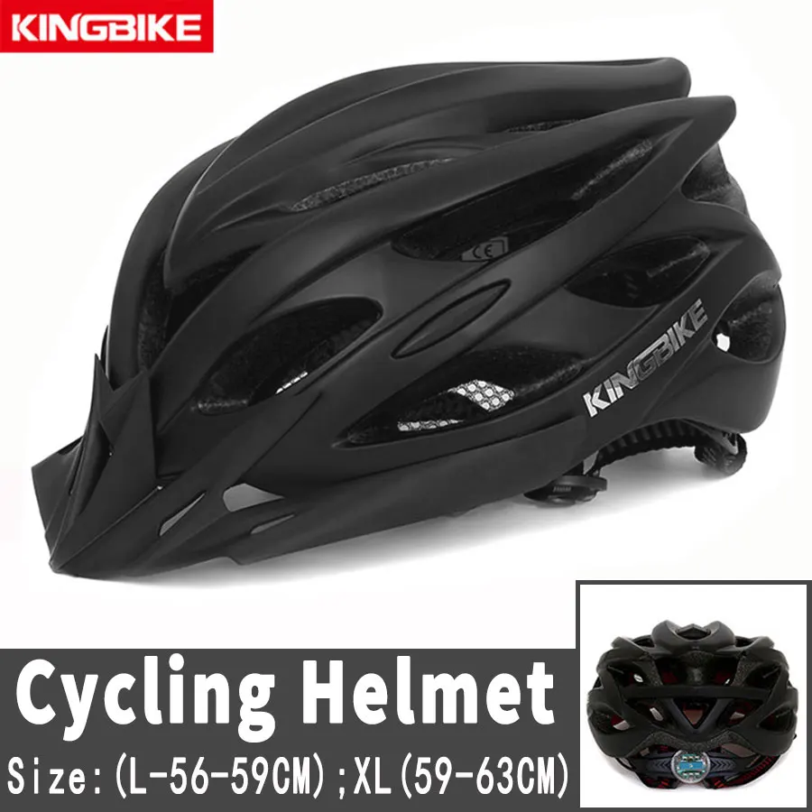 J-652-B4 KINGBIKE ультралегкий велосипедный шлем для мужчин и женщин MTB зеленый велосипедный шлем велосипедный задний фонарь солнцезащитный козырек CPSC& CE дорожный велосипедный шлем - Цвет: J-652-B4