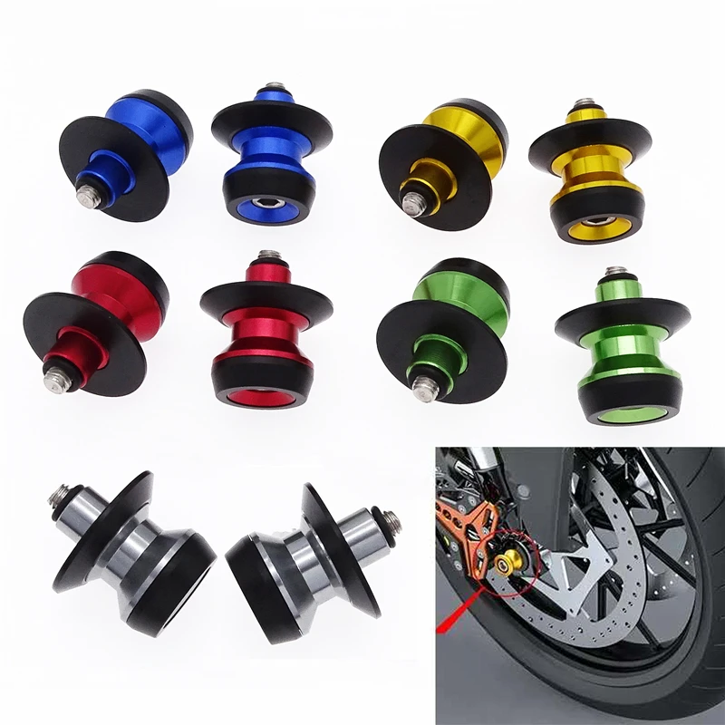 

5Color Motorcycle Swingarm Spools Slider Bobbins Screws For Suzuki GSR 600 GSR 750 GSXR 1000 GSXR 600 GSXR 750