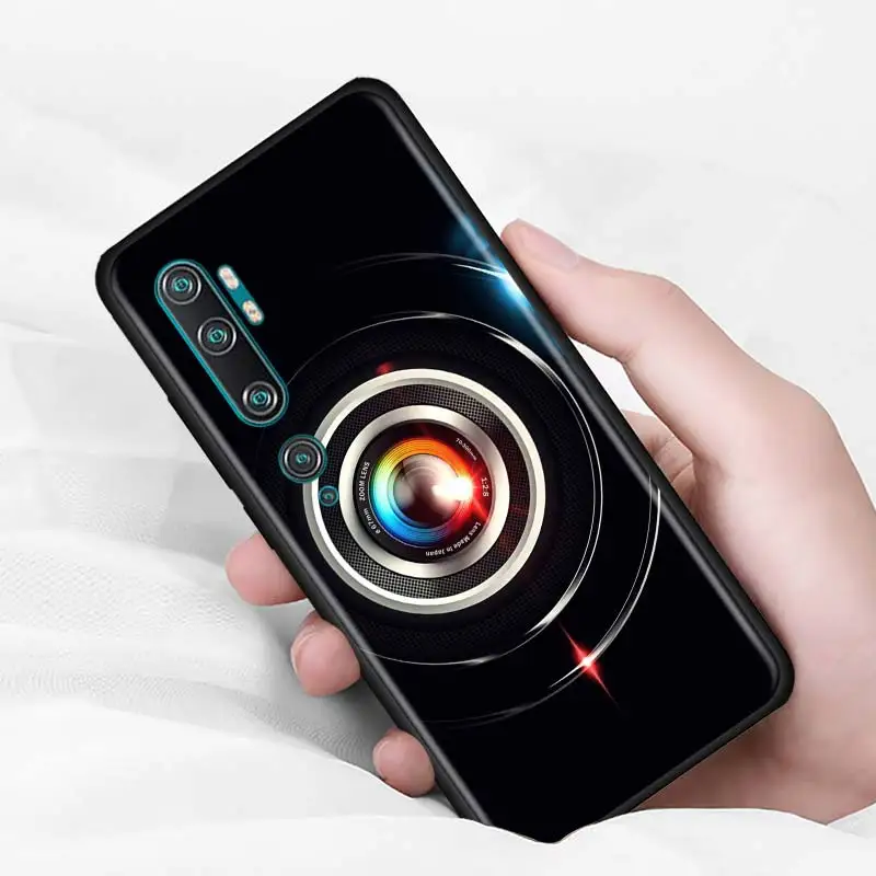 Case For Xiaomi Mi Poco X3 NFC M3 9T Note 10 Lite 5G 9 Pro 10T CC9 11 F3 Back Phone Cover Soft Shell Capa Camera Cassette Music