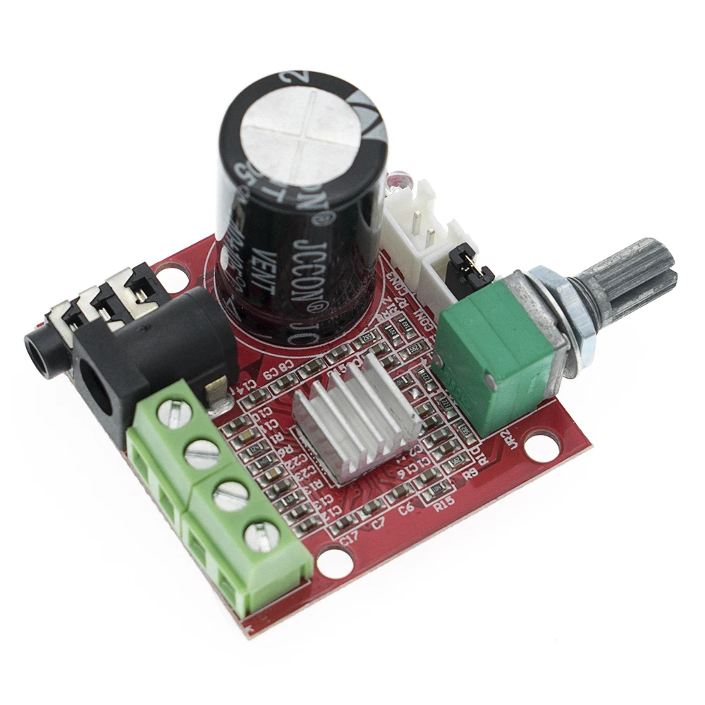 Мини Hi Fi PAM8610 10 шт. 12 В Плата усилителя звука 2X10W двухканальный D класс самая низкая