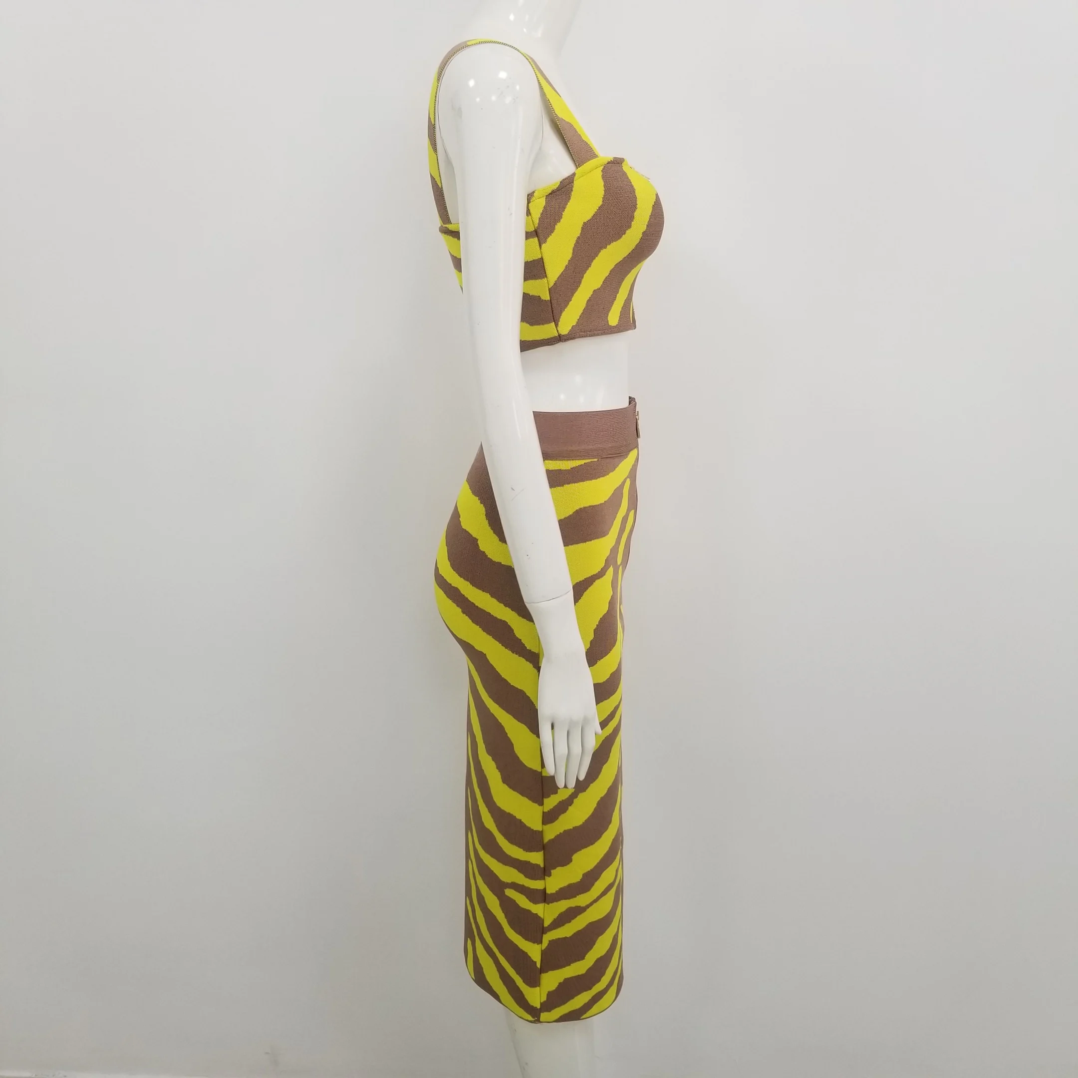 Женский комплект костюм из 2 предметов бандажные костюмы Новое поступление 2020