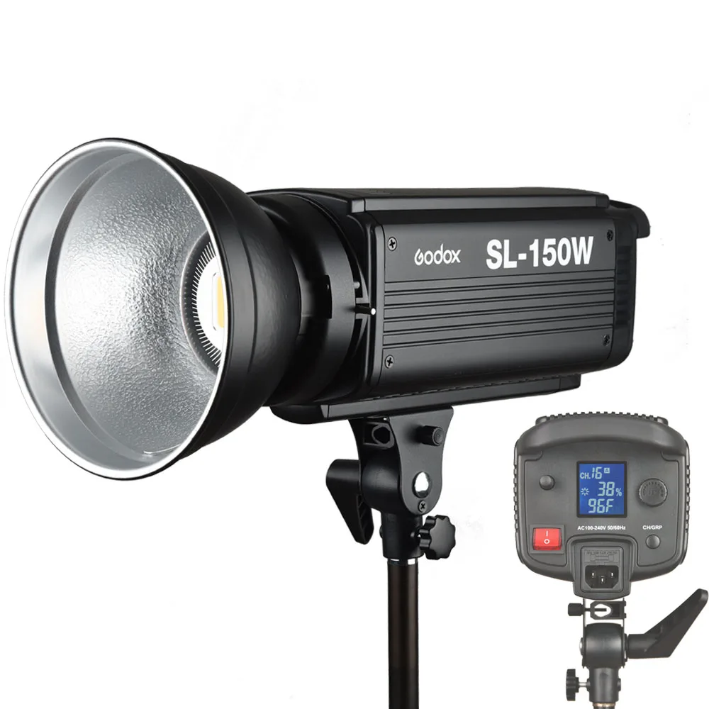 Godox SL 150W 5600K ультратонкое естественное освещение CRI 93 + 16 Каналы светодиодный