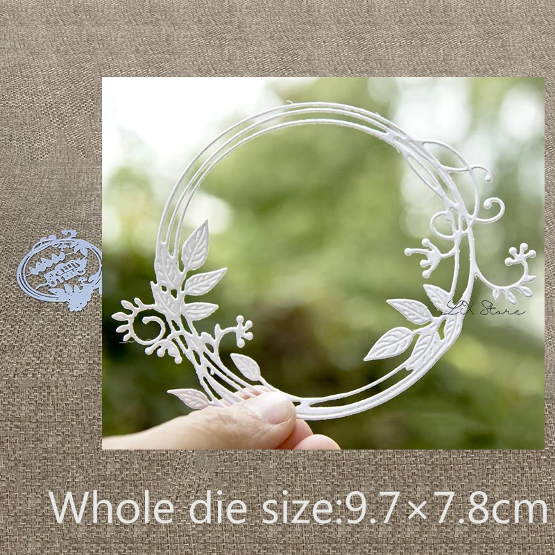 Скрапбукинга для скрапбукинга трав венок альбом бумажная карта тиснение высечки