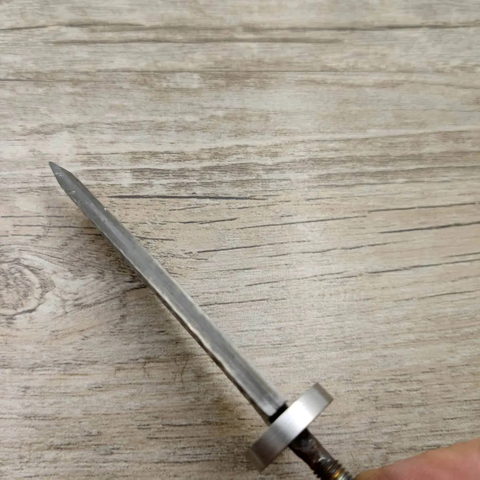 DIY VG10 Дамасская сталь ковка шаблон стальной прямой нож с фиксированным лезвием заготовка diy полуфабрикат нож заготовки стали