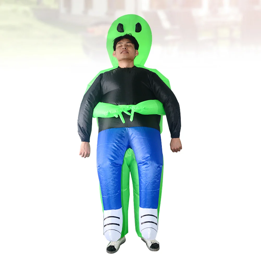 

Костюм для косплея инопланетянина, надувная одежда, Забавный комбинезон, костюм для представлений для вечерние (без батареи)