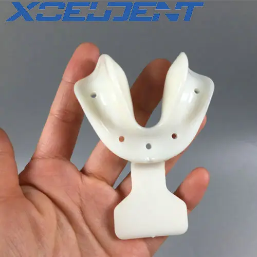 17 шт./компл. стоматологический Edentulous челюсти оттискные ложки пожилого возраста рамка вырез на спине стоматологические материалы питания для инструменты для рта