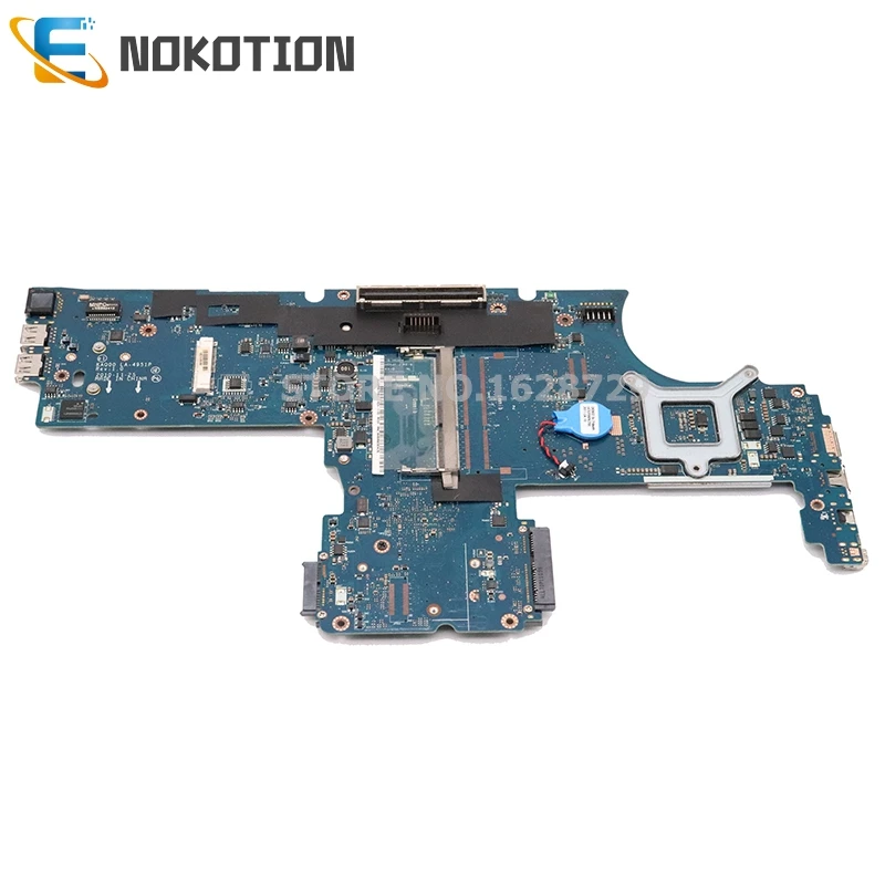 NOKOTION 595764-001 LA-4951P материнская плата для HP 8540P 8540W Материнская плата ноутбука QM57 DDR3 Бесплатный процессор с графическим слотом