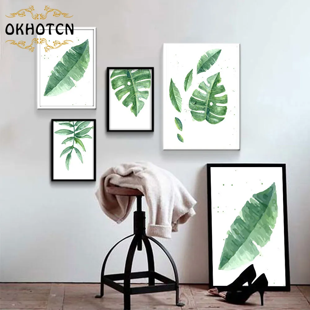 Современное минималистичное украшение для домашней комнаты акварельные