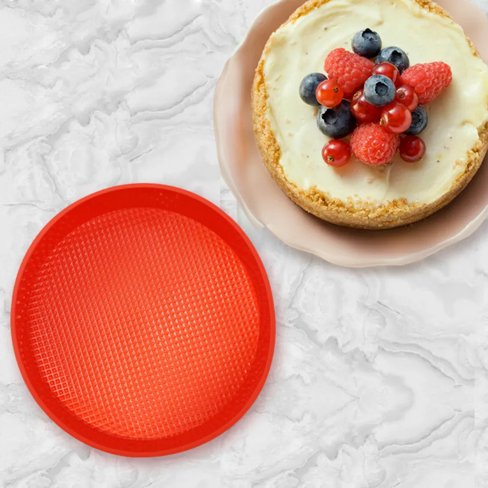 Random Color Round Shape Moulds Silicone Mold Cake Mousse For Ice Creams Chocolates Pastry Art Pan Bakeware Tools #LC | Дом и сад