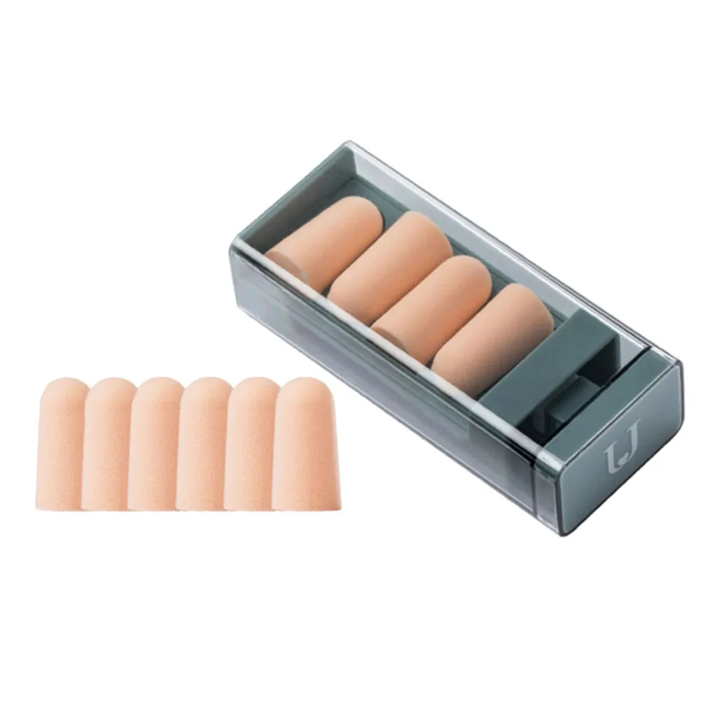 

5 Pairs Soundproof Mute Noise Reduction Soft Sleeping Foam Travel Earplugs