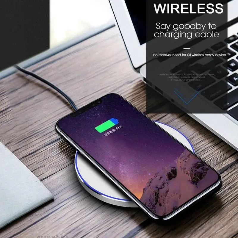 Портативное универсальное USB беспроводное зарядное устройство Быстрая зарядка док-станция коврик для Apple для samsung для huawei для Xiaomi для htc для LG
