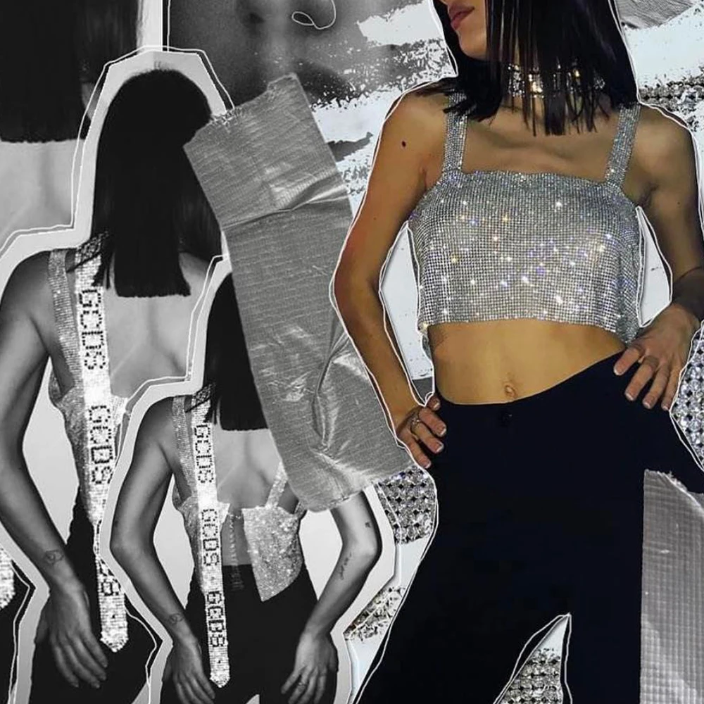 Цепочка для тела ювелирные изделия с кристаллами хип хоп женские украшения