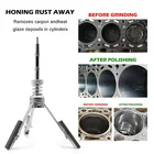Шлифовальный станок с тремя кулачками 51-177 мм, внутренний диаметр, стальной тормозной цилиндр двигателя автомобиля, хонинговальный инструмент с гибким валом