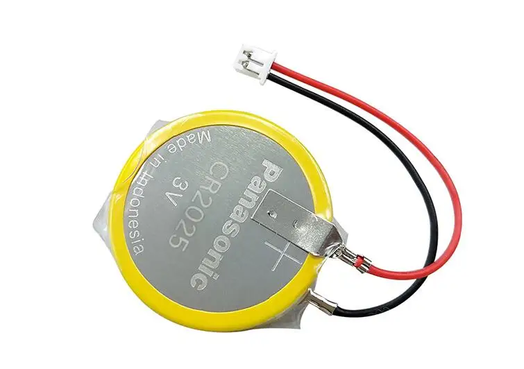 

2pcs/lot Panasonic CR2025 3V Lithium Battery Button Coin Batteries Cell With Plug For IBM Lenovo Computer Motherboard AFPX-BATT