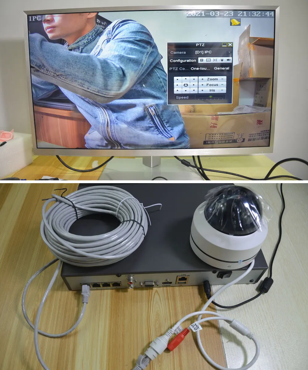 

Hikvision Compatible 5MP POE PTZ IP Camera 5X Zoom Dome Camera Outdoor IR 40M H.265 CCTV Security Camera IP Weatherproof