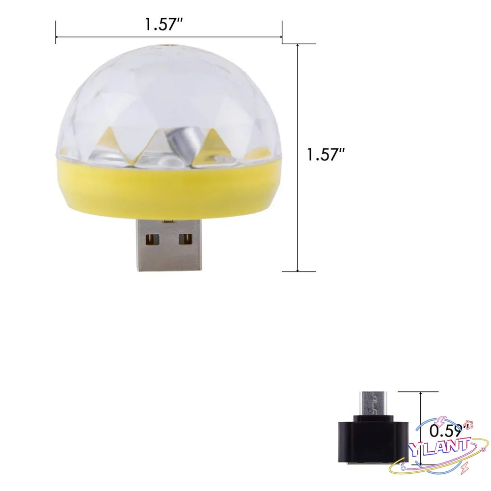 

Mini USB LED Disco DJ Stage Light Portable Family Party Ball Colorful Light Bar Club Stage Effect Lamp Mobile Phone Lightings