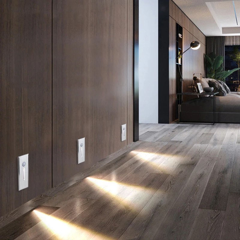 Светодиодный светильник для лестницы DONWEI с пассивным инфракрасным датчиком