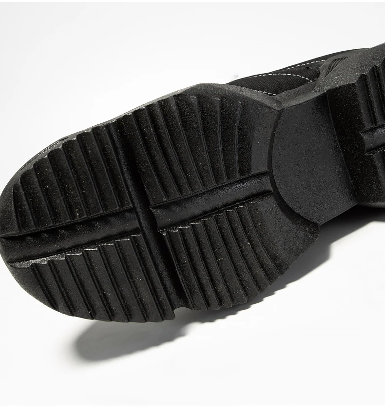 Мужские зимние ботинки Плюшевые короткие сапоги Нескользящие Уличная обувь для