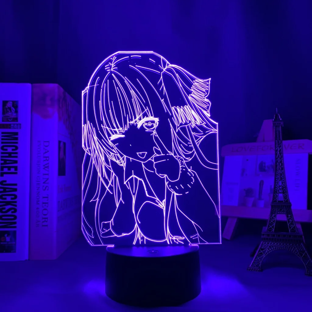 

The Quintessential Quintuplets Nino Nakano Led Night Light for Bedroom Decor Nightlight Birthday Gift Anime 3d Lamp Nino Nakano