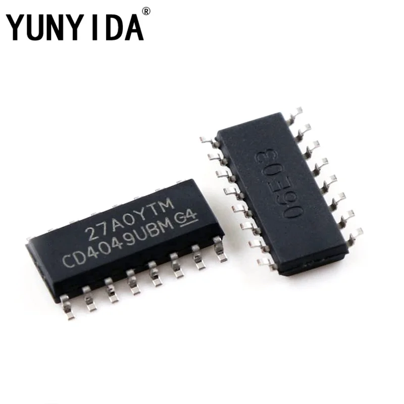 

10PCS CD4049UBM SOP New and Original