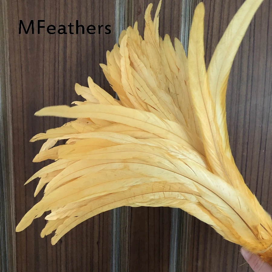 Заводская дешевая распродажа Золотые желтые окрашенные натуральные петушиные