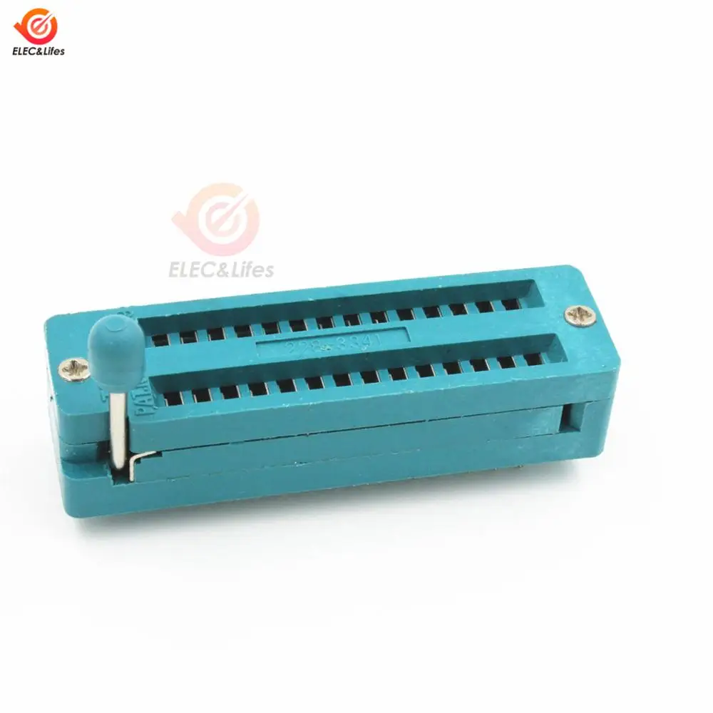 28PIN узкий корпус din28 ZIF ZIP IC SOCKET 28 P DIP CHIP тестовый адаптер PIN Dip 2 54 мм разъем для