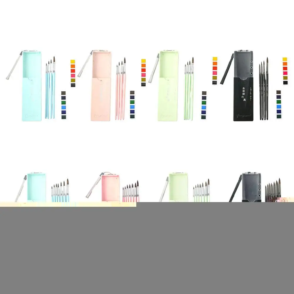 

Watercolor Paint Brushes Ink Set Soft Animal Hair Brush Art Calligraph Supplies For Artist Ink Gouache Drawing Paint Pigmen V1X7