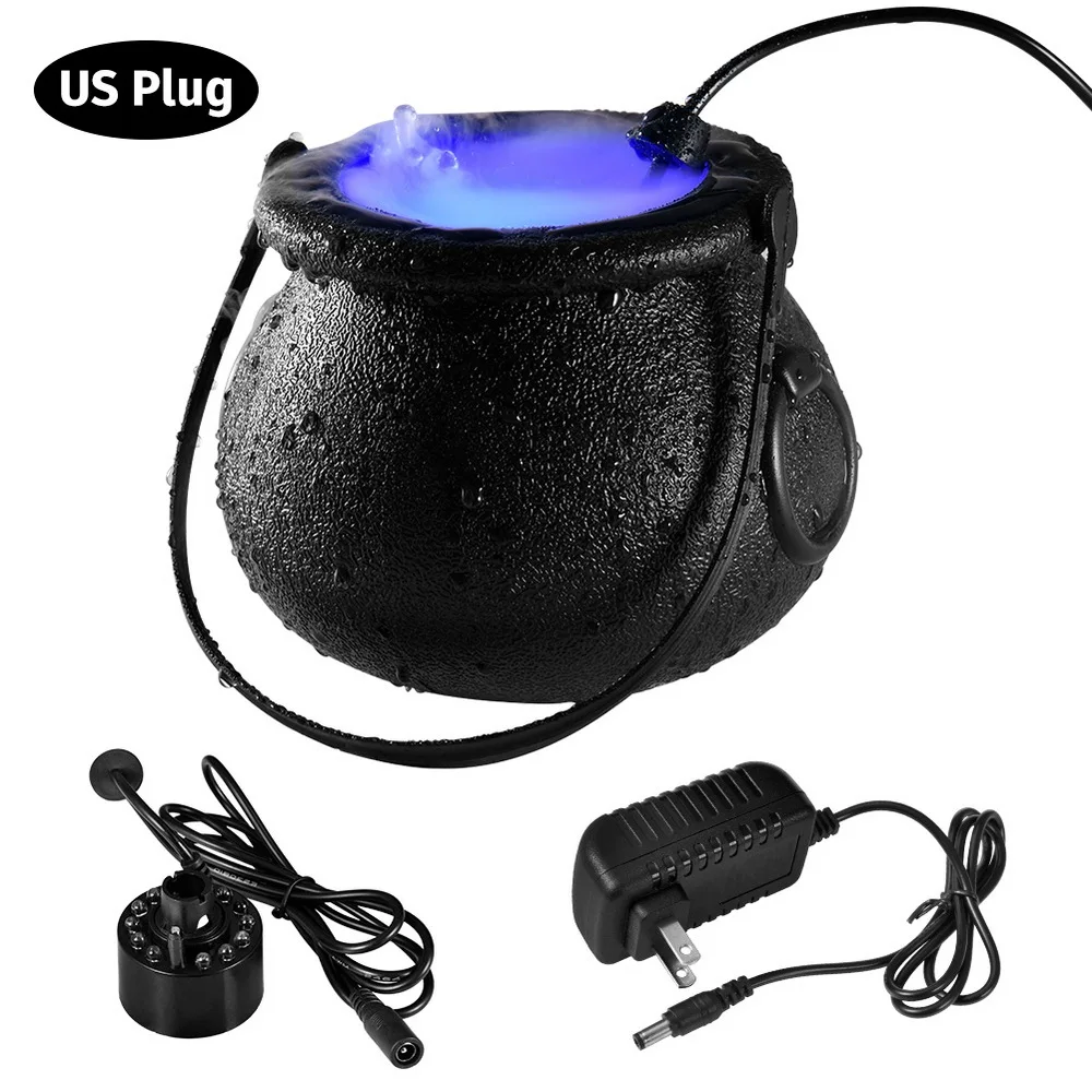

Halloween Witch Jar atomizer lamp LED Humidifier Color Changing Creepy Decor Halloween Party Prop DIY Scene Layout Prank Toy New