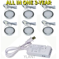 136pcs led cabinet light 2w with 12v power adapter indoor lighting for under kitchen cabinet home wardrobe showcase lamp decor