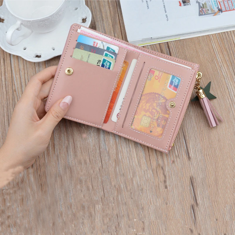 Mini Patchwork Womens Small Wallet Female Purse Luxury Leather Lady Wallets Bags and Purses Women Purses Ladies Wallets Cute Bag
