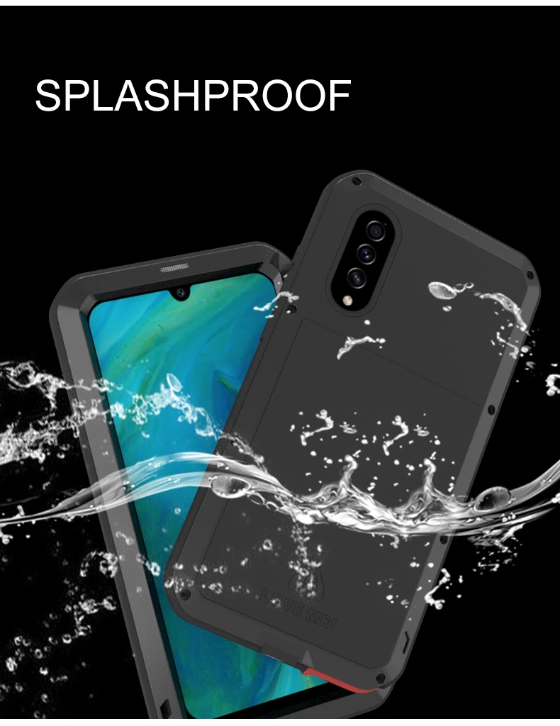 Для samsung Galaxy A70S чехол LOVE MEI ударопрочный грязеотталкивающий водостойкий