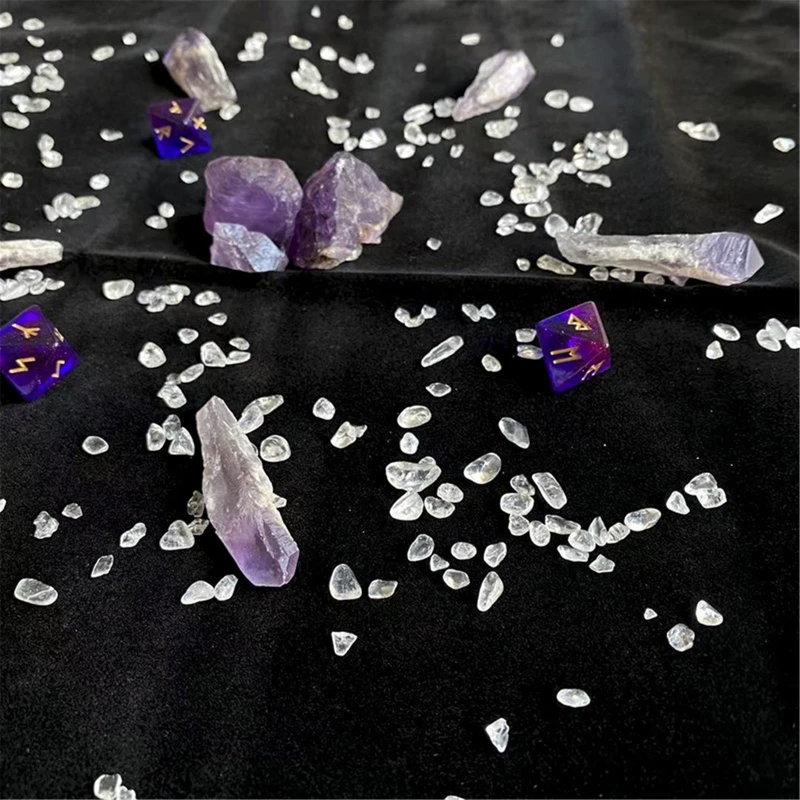 

Crystal Energy Divination Tablecloth Thickening Velvet Wizard Altar Cloth Board Game Tarots Card Table Cloth