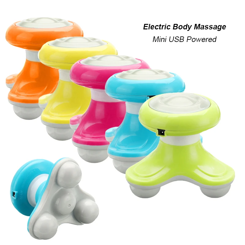 Портативный Электрический массажер для тела с мини ручкой Вибрационный головы и