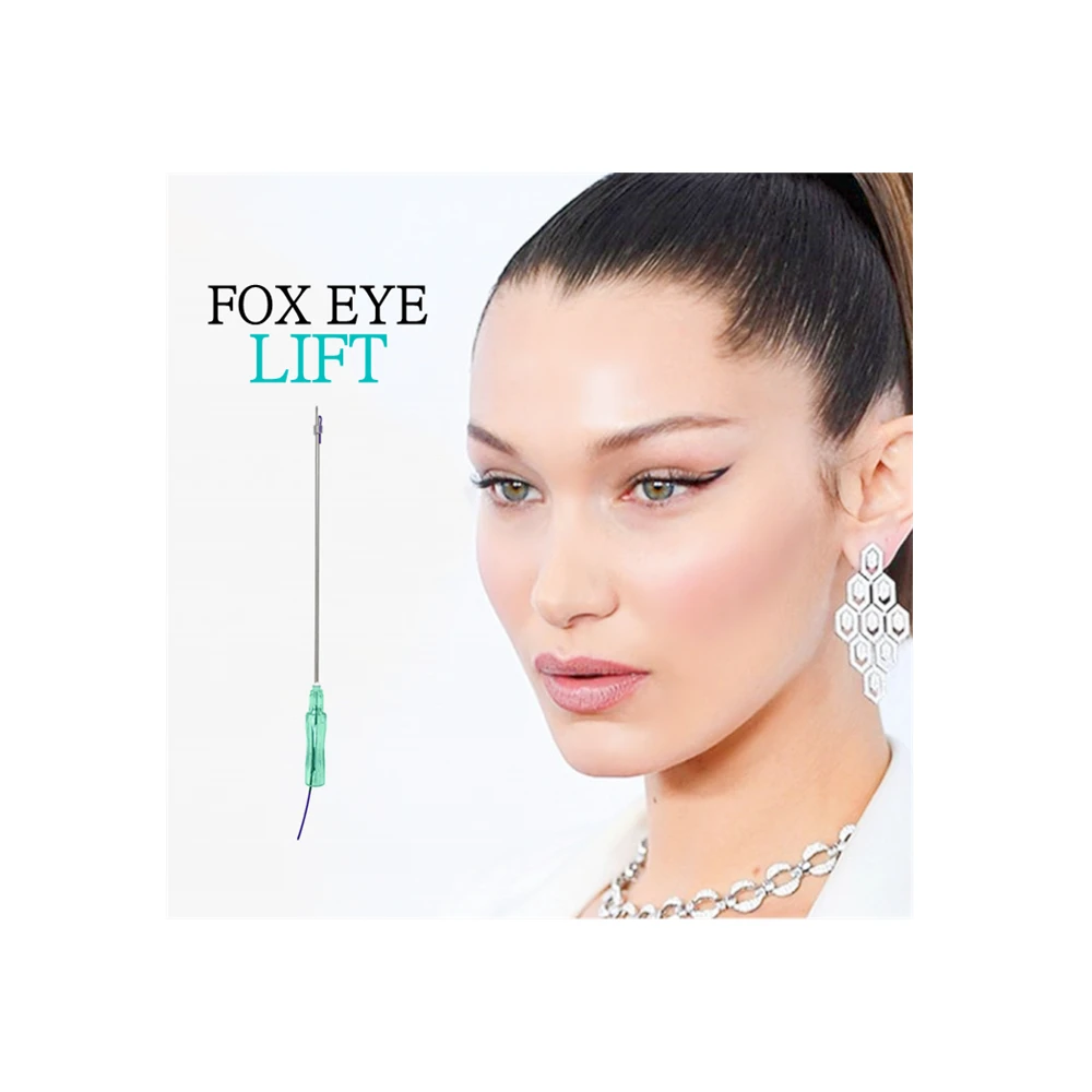 

barbed 21G 60mm cog 4d L surgical beauty suture thread manufactures cog pdo thread for fox eyes lift