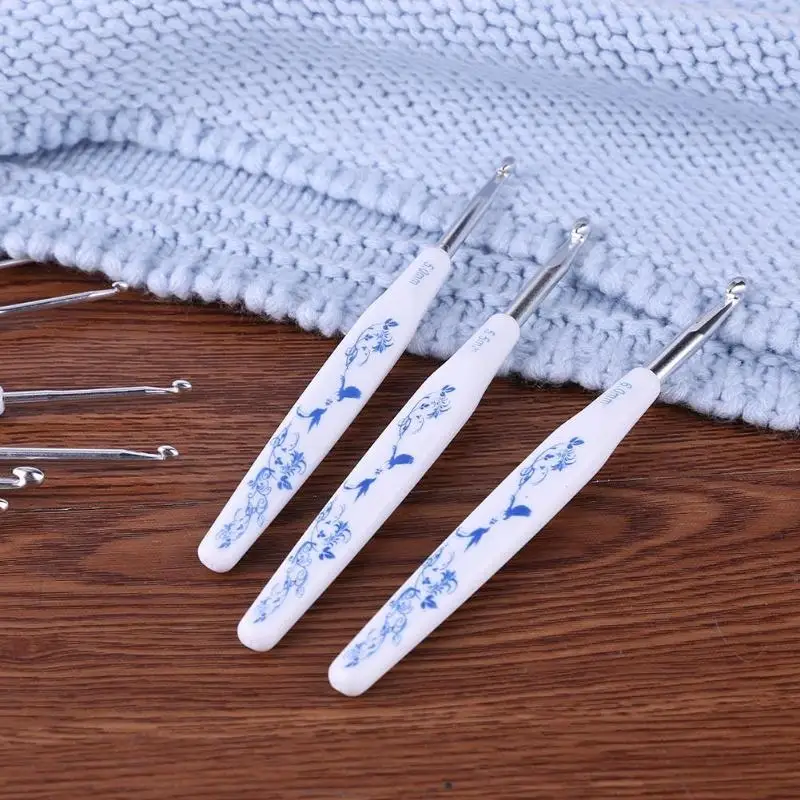 9 шт. комплект крючков для вязания 2 6 мм шарф вязаный свитер плетение ремесло