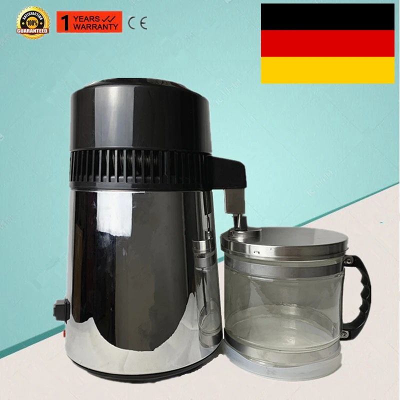 Дистиллятор воды из нержавеющей стали очиститель фильтр для тела со стеклянной