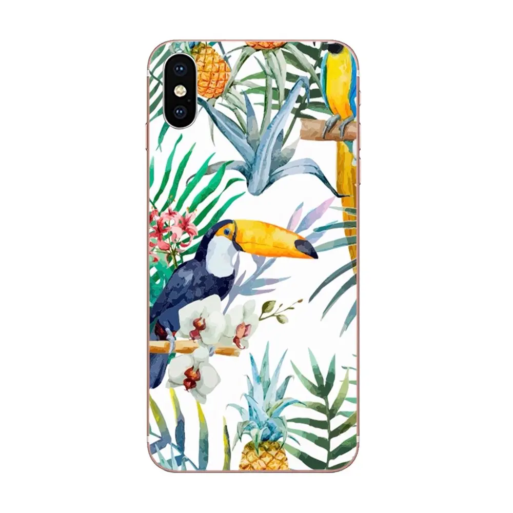 Летние Фрукты Цветы фламинго для htc Desire 530 626 628 630 816 820 830 один A9 M7 M8 M9 M10 E9 U11 U12 жизнь