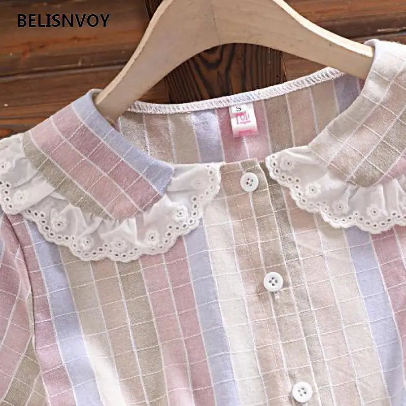 Новинка 2021 летние женские платья в стиле преппи кружевное милое платье с круглым