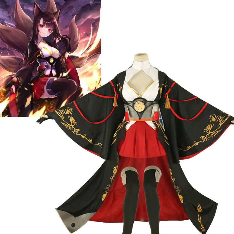 

Custom Personal Tailor Azur Lane Collection Akagi Cosplay Costume Dress Uniform Halloween Costumes For Women Anime Cloth Outfits