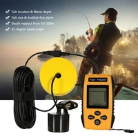 portable intelligent sonar lcd fish finders fishing tools echo sounder for fishing in russian deeper winter fishing tool