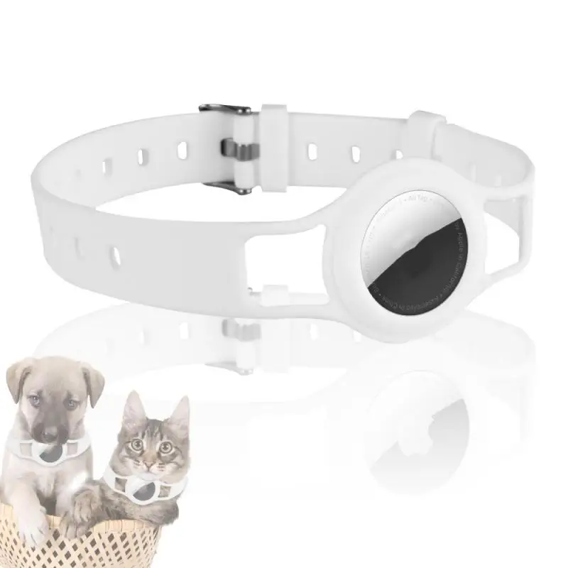 

Силиконовый защитный чехол для GPS-поиска, ошейник для собак и кошек, петля для этикеток Apple, ошейник для домашних животных, ошейник для локато...