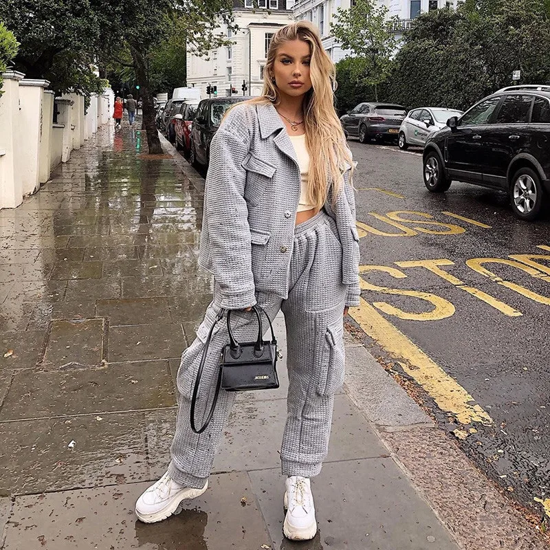 Женский вязаный кардиган с длинными рукавами осенняя Повседневная твидовая