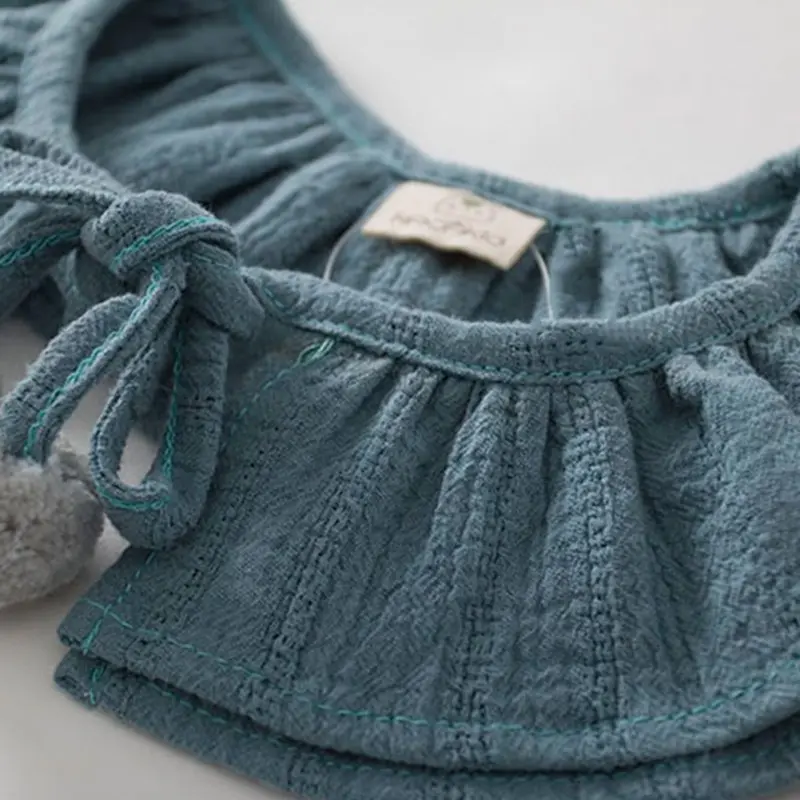 Toddler Girl Kid Fake False Collar Baby Lace Up Cotton Detachable Tie Choker | Bibs &amp Burp Cloths