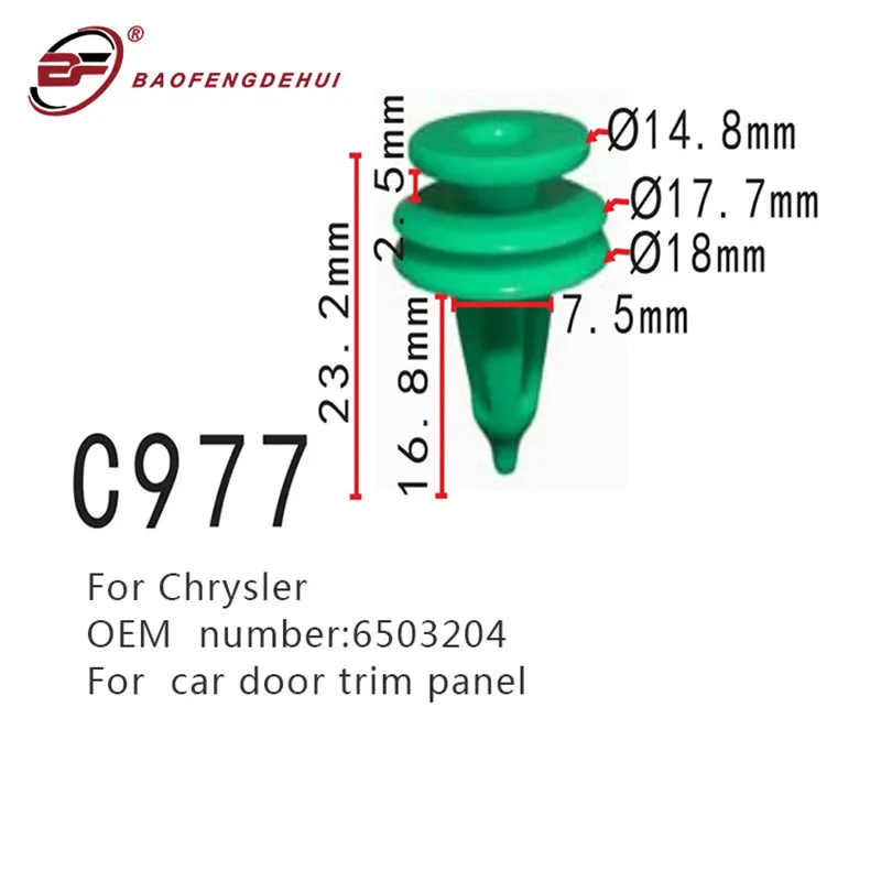 

Auto Buckle Positioner 6503204 For Chrysler Car Door Trim Panel Clips