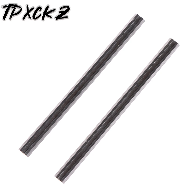 

2Pcs Carbide Planer Blade 82mm Reversible Wood Planer Woodworking Machinery Part High Quality