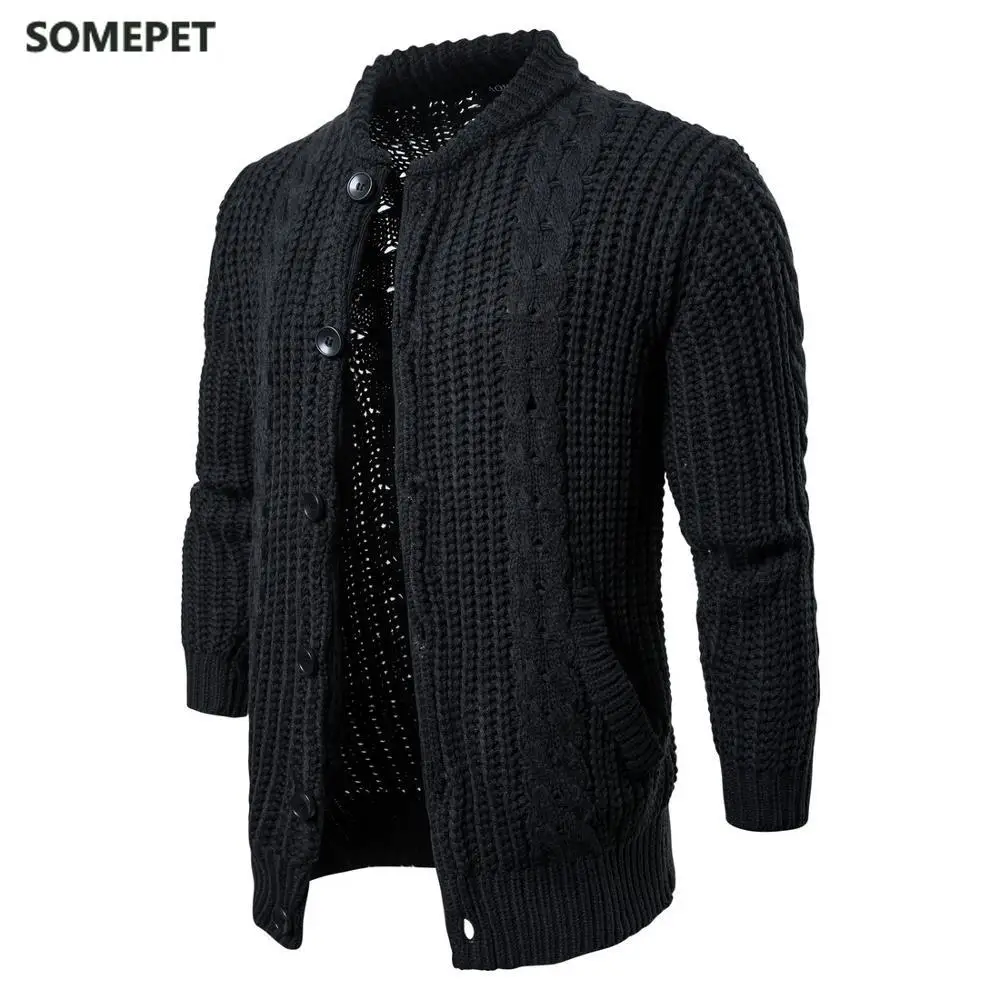 Mens Cotton Sweater Pullovers Men O-neck Sweaters